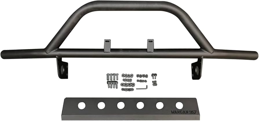 Amazon | WANGAN357 フロント バンパー ガード スキッドプレート